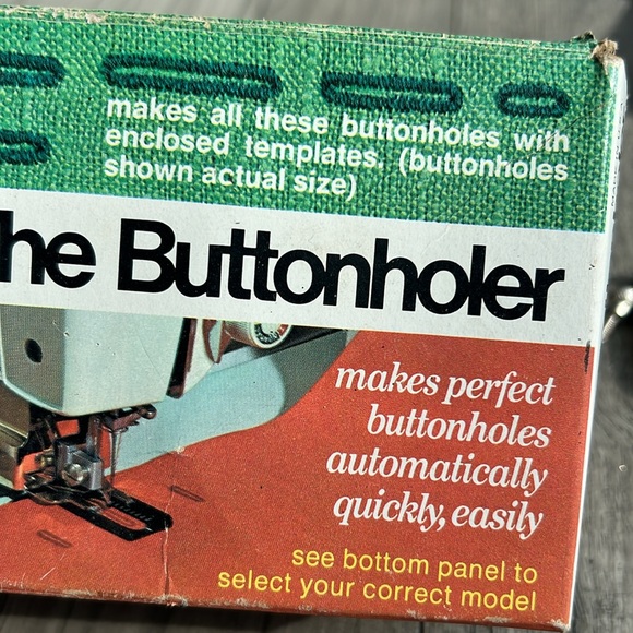 Greist buttonholer sewing machine attachment automatic button hole stitch USA ￼ - Picture 4 of 6